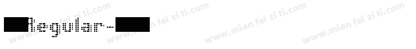相见欢 Regular字体转换